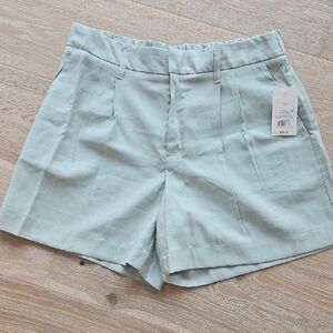 A New Day Green Tailored Bermuda Shorts -NWT